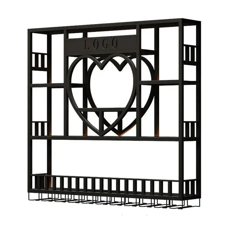 Подвесной угловой бар, винные шкафы для хранения спиртного салона, современная полка для вина для бутылок, ресторан для напитков, витрина Barra De Vino