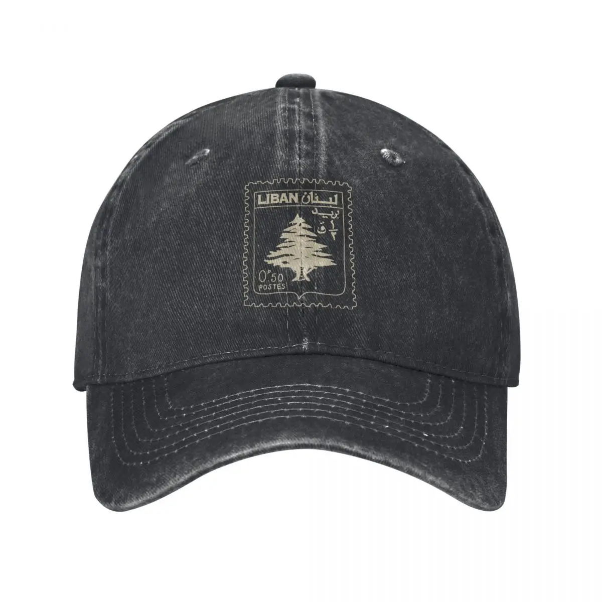 

Lebanese Flag Map Distressed Design demin Trucker Hat Lightweight Cap Female Cap Man Summer