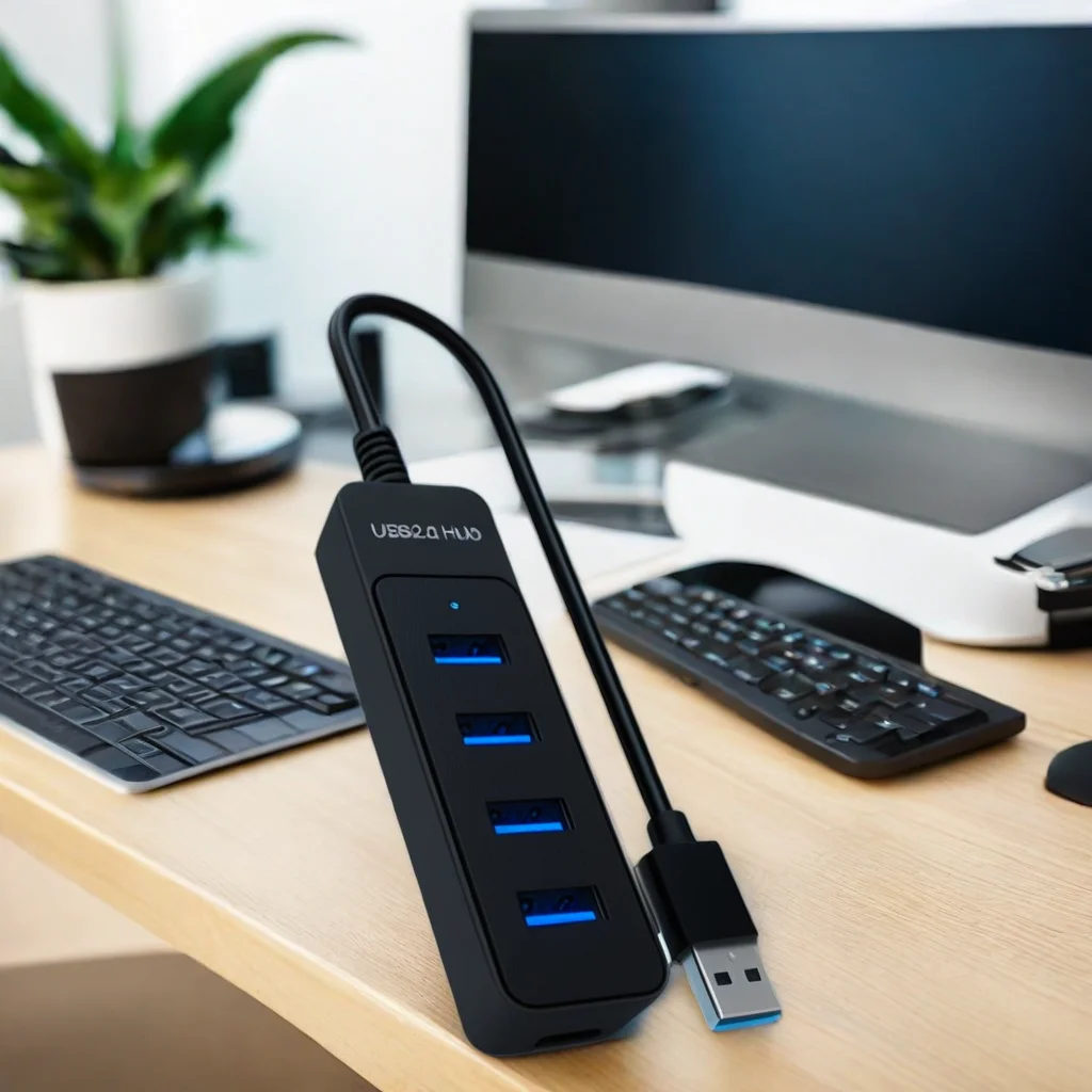 Док-станция DTECH Multiport USB-адаптер типа C USB 2.0 HUB для ноутбука