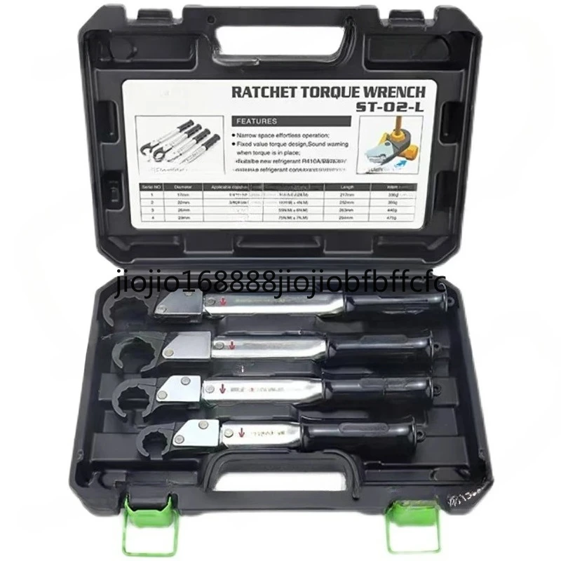Suitable for ST-02-L air conditioning special kit tool ratchet quick kilogram torque wrench