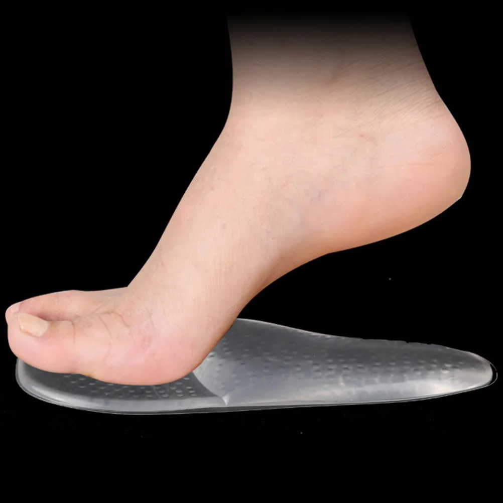 

1 Pair Gel Arch Massage Insole Arch Correction Pad Flat Foot Support Damping Cushions Comfortable Foot Care Accessories For