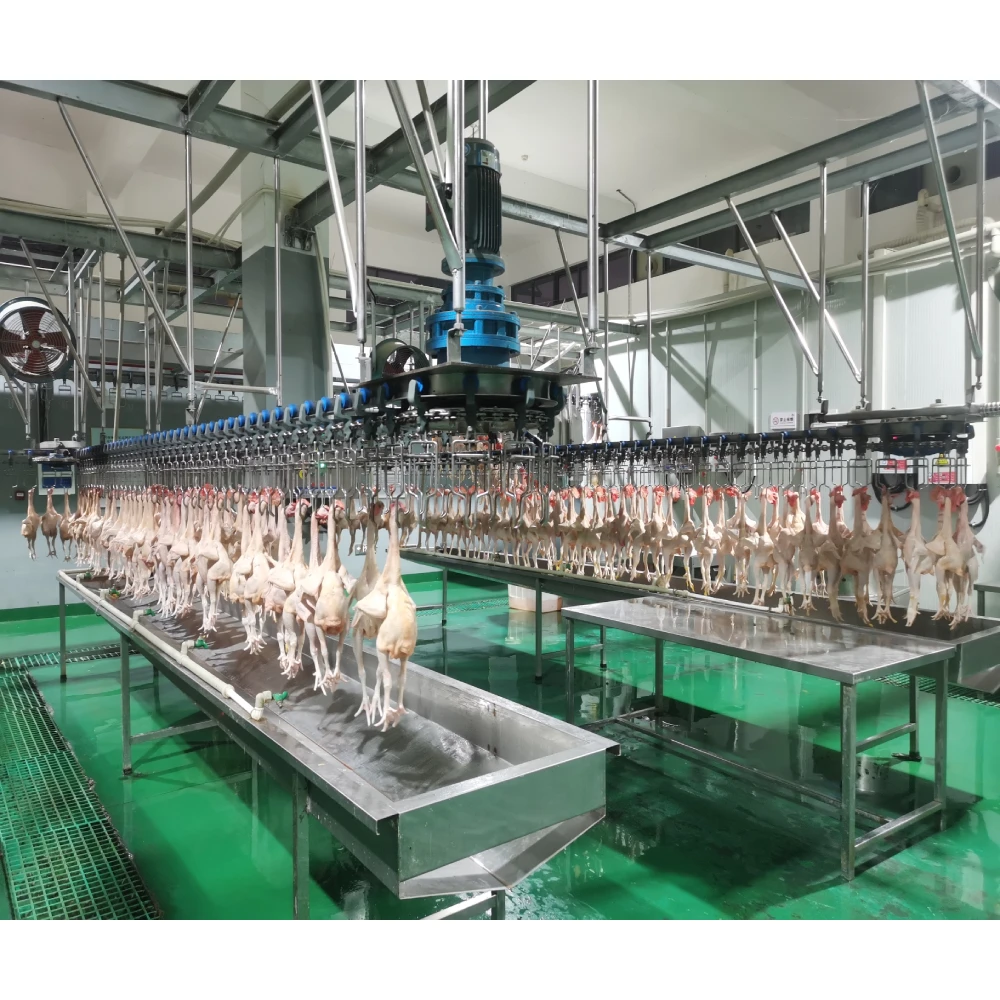 FOODLINE Poultry Slaughter Line Anti‑Corrosion Chicken Butchering Line for Wet Poultry Processing Workshop Environment