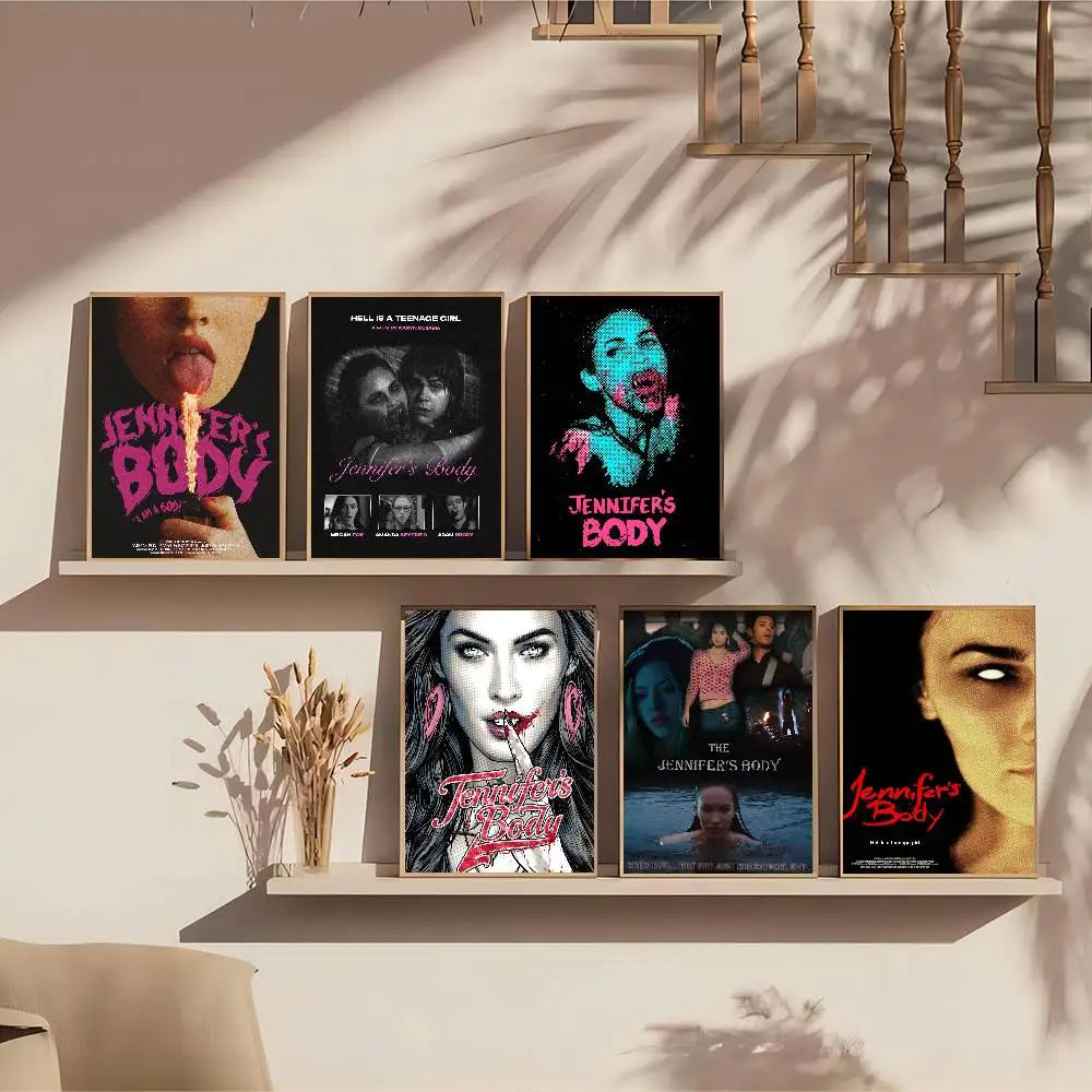 البوب فيلم جنيفر الجسم الكلاسيكية خمر الملصقات الديكور اللوحة جدار الفن ورق الكرافت الأبيض Kawaii غرفة ديكور #1