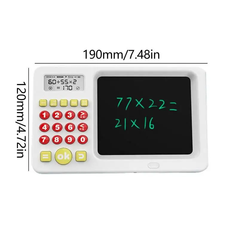 LCD الكتابة الجدول الاطفال الرياضة تعلم لعبة تعليمية مع زر محو عن طريق الفم الرياضيات لوحة الرسم ألعاب تعليمية ل