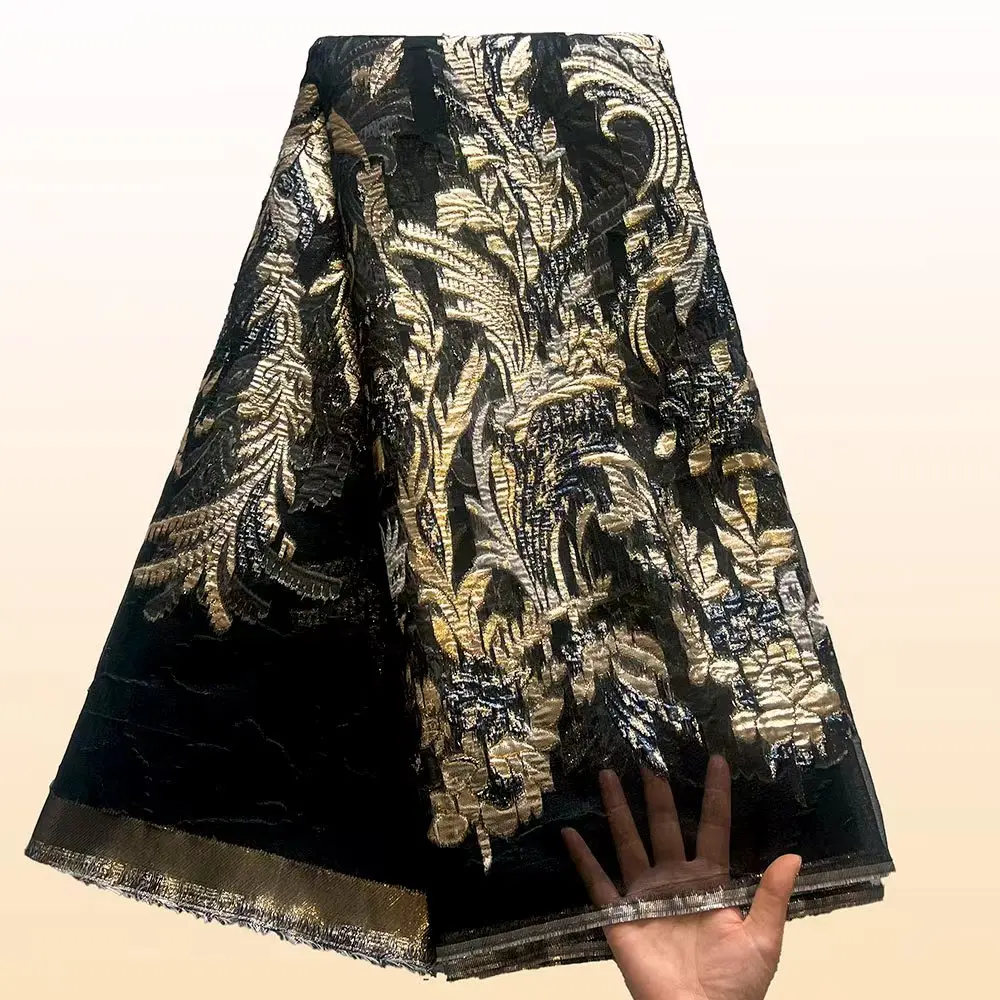 

1pc Fabric 5 yards French Tulle Lace Embroidery Fabrics With Sequins 2025 Latest African Lace For Nigeria