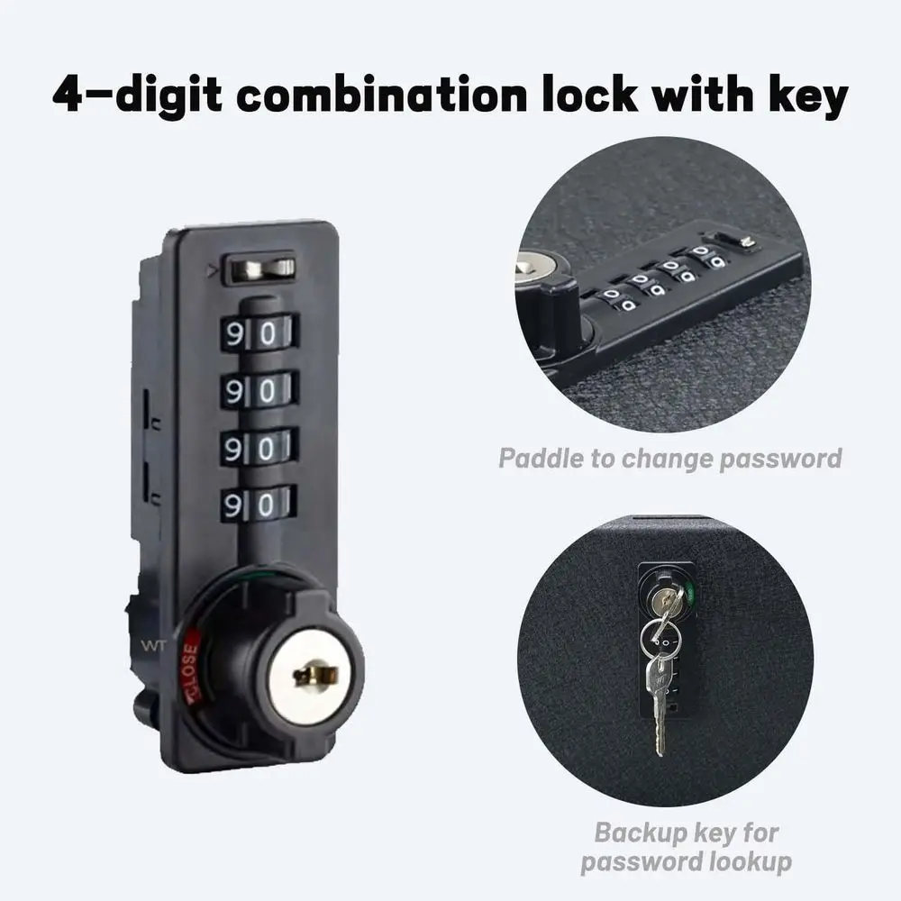 قبو آمن للمركبة مكون من 4 أرقام متوافق مع مرسيدس بنز GLC 2024-2025، يتضمن مفتاح استعادة كلمة المرور #2