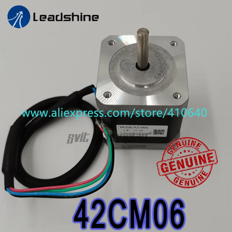 

Genuine Leadshine 42CM06 NEMA 17 Step Motor 2.5 A Current 0.6 N.m Torque 47 mm Motor Length 1.8 Degree High Performance