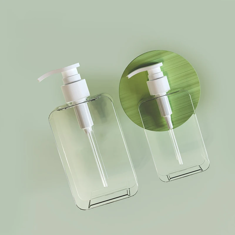 Soap Dispenser Bottle Bathroom Liquid Shampoo Shower Gel Bottle Refillable Storage Container Soap Press Empty Bottles view 5