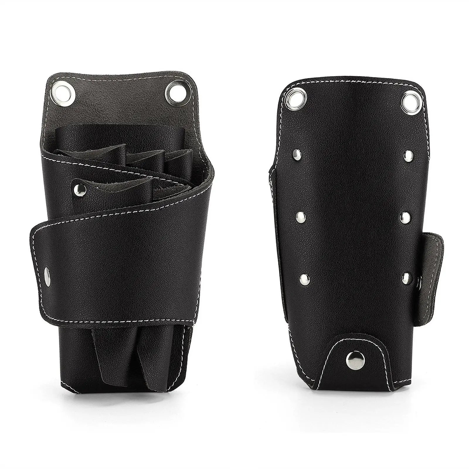 

Сумка-кроссбоди для ножниц, кожаная, большая вместимость, практичная, портативная, со съемным ремнем, многофункциональная, для парикмахерских инструментов