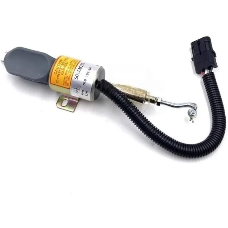 Engine Shutdown Solenoid Valve D59-105-04 for Yuchai & Shangchai 6114 Engines – t for XCMG 915 ( SA-4813 Equivalent)(12V)