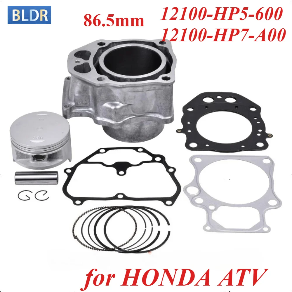 12100-HP5-600 12100-HP7-A00 Kit de juntas de anillos de pistón de cilindro de motocicleta para HONDA ATV FOURTRAX RANCHER 420 2007-2008 TRX420