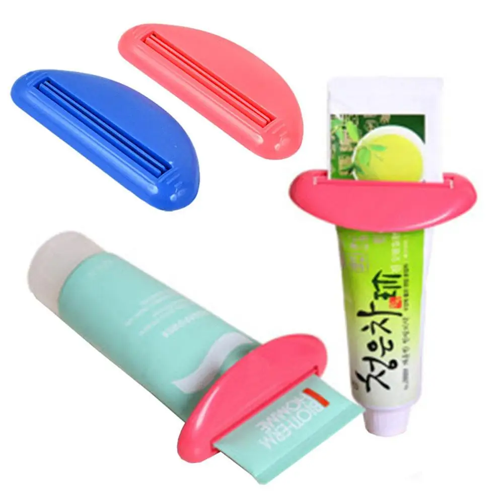 Manual Toothpaste Squeezer Tube Clip - Multifunction Dispenser for Facial Cleanser, Bathroom Accessory
