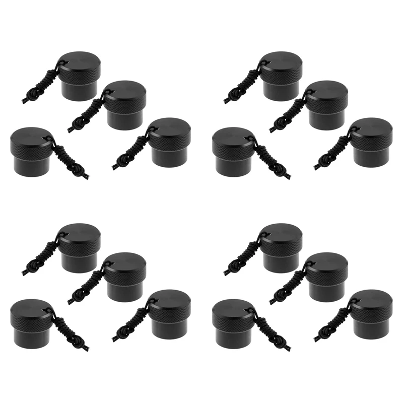 

16 PCS Scuba Diving Female Din Regulator 1St First Stage Dust Cap Snorkeling DIN Tank Valve Plug