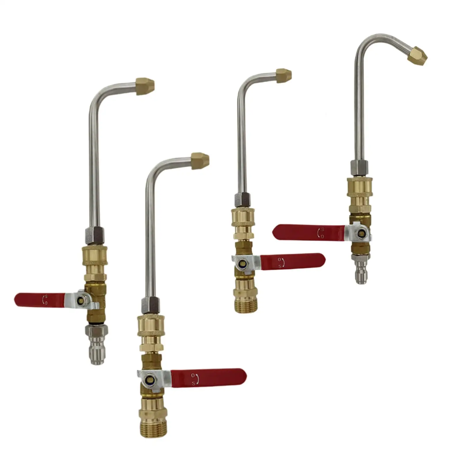 

Шланговый клапан для мойки высокого давления, сменный изогнутый стержень премиум-класса, эффективный, простой в использовании, аксессуар для быстрого подключения, адаптер для шланга