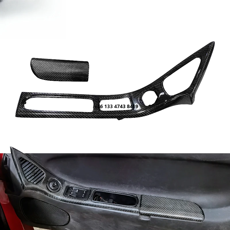 For 1992-1997 RX7 FD3S RHD Interior Door Handle Replacement RHS (Right) 2 Carbon Fiber