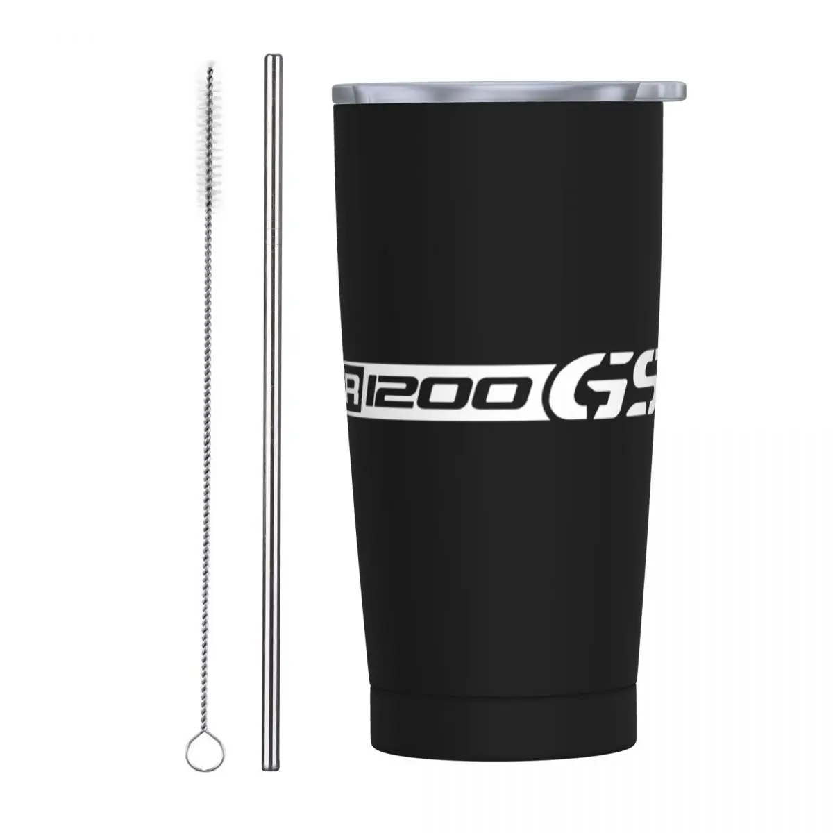 GS Motocross Race 20 Oz Tumbler R1200 Vacuum Insulated Travel Coffee Mug with Lid and Straw Stainless Steel Office Home Mugs