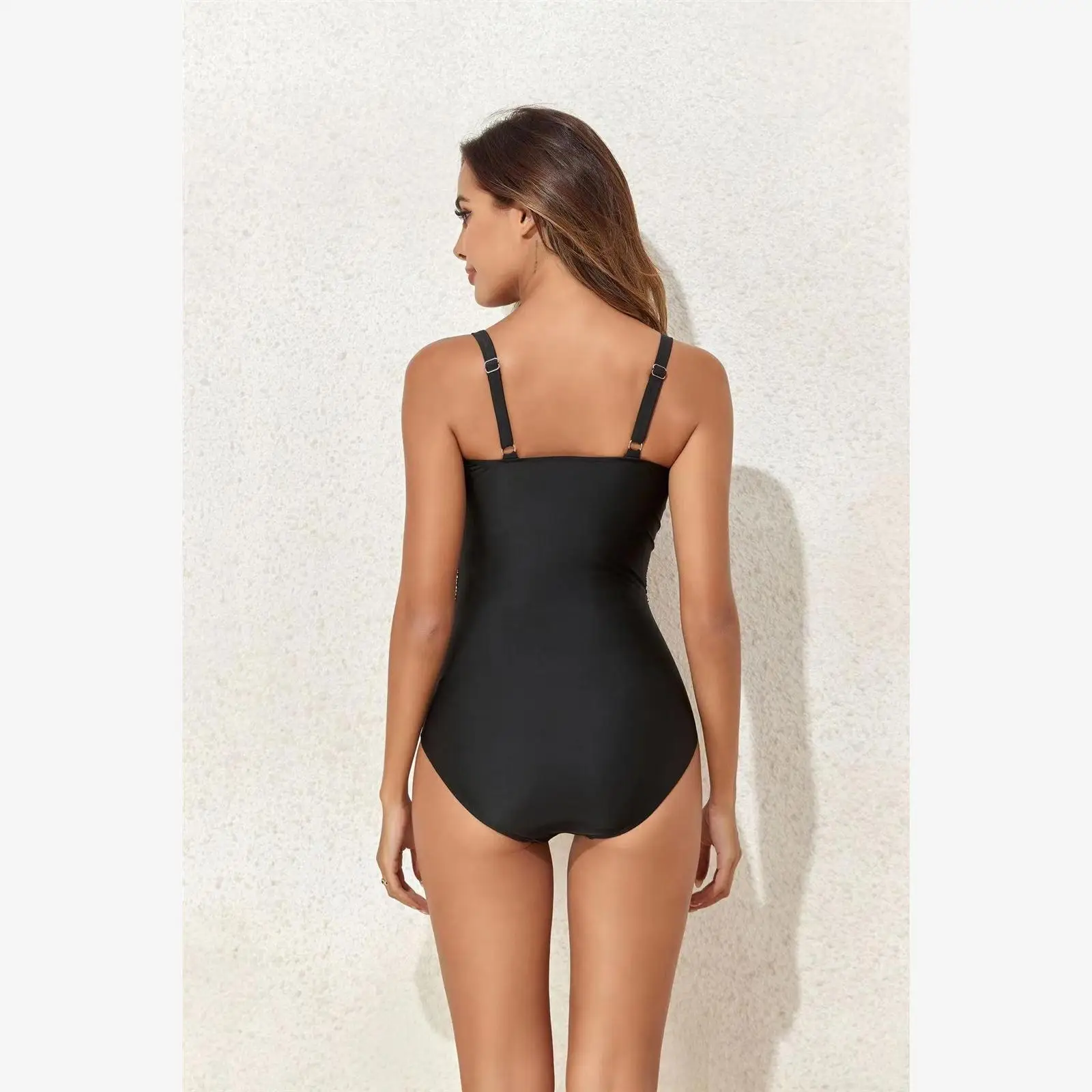 المحافظ Bla طباعة قطعة واحدة ملابس السباحة النسائية الجديدة Sle الثلاثي ارتداءها التخسيس ملابس السباحة ملابس سباحة غير رسمية #3