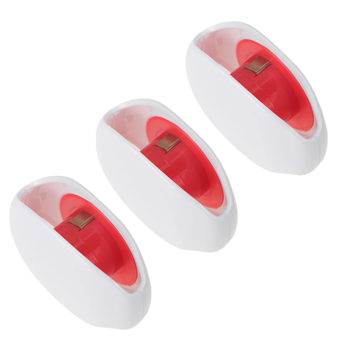 

3 Pcs Wire Data Cable Earphone Organizer Earbuds Pouch Bag Electric Cord Winder White