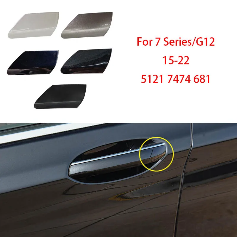 غطاء مقبض الباب متوافق مع BMW 7 Series G11 G12 730 740 750 760 2015-2022 51217489341 51217474681 غطاء مفتاح مقبض الباب #1