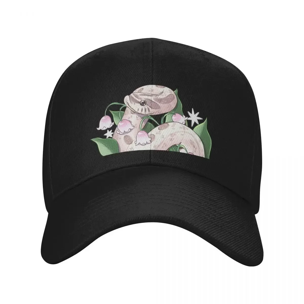 2026 Lavender Hognose Snake with Lily of the Valley Baseball Cap Beach Outing custom Hat party Hat Hats For Women Men's