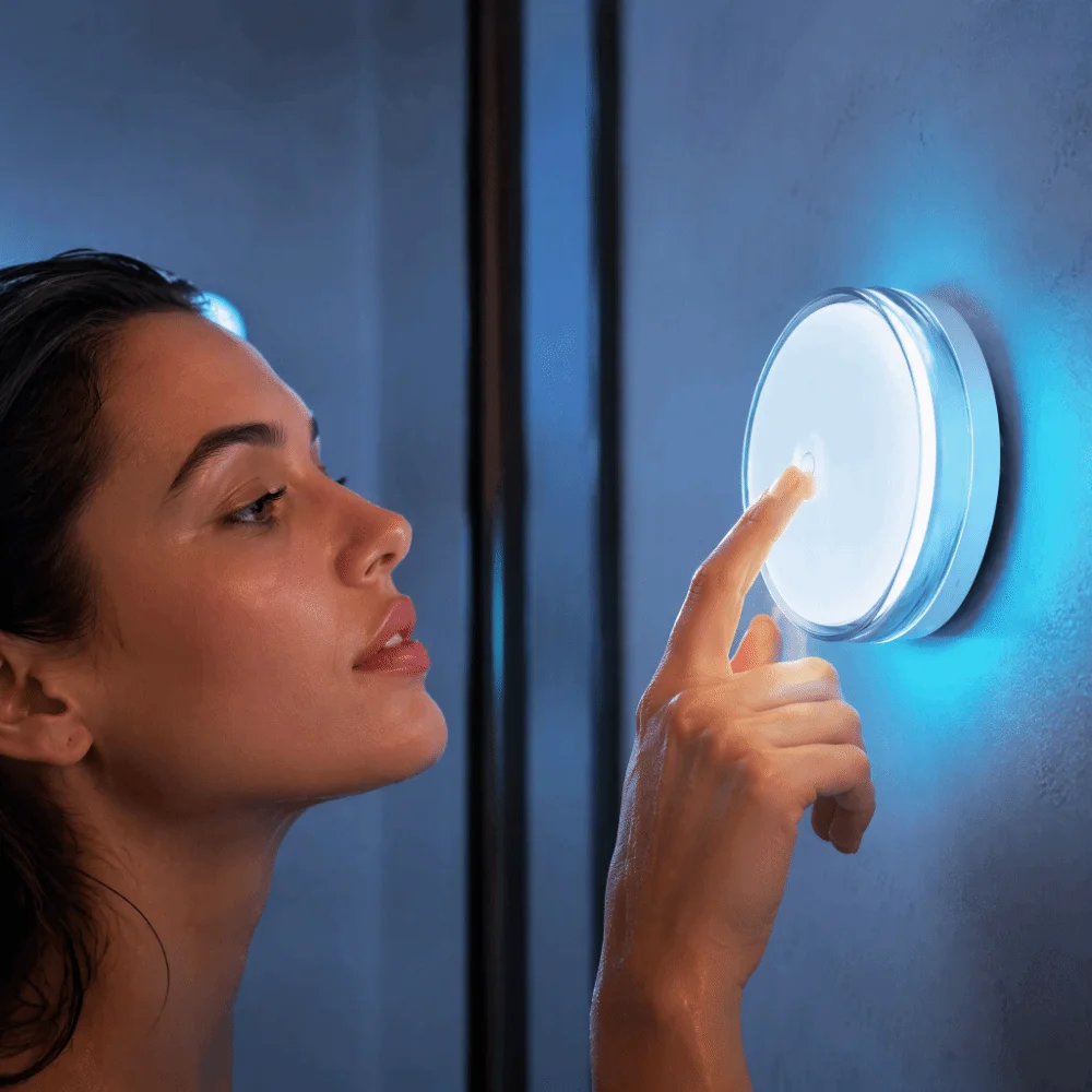 Magnetic Charging Shower Light Wireless Magnetic Color Changing Mood Light IP Waterproof Rechargeable LED Mood Lamp Closet