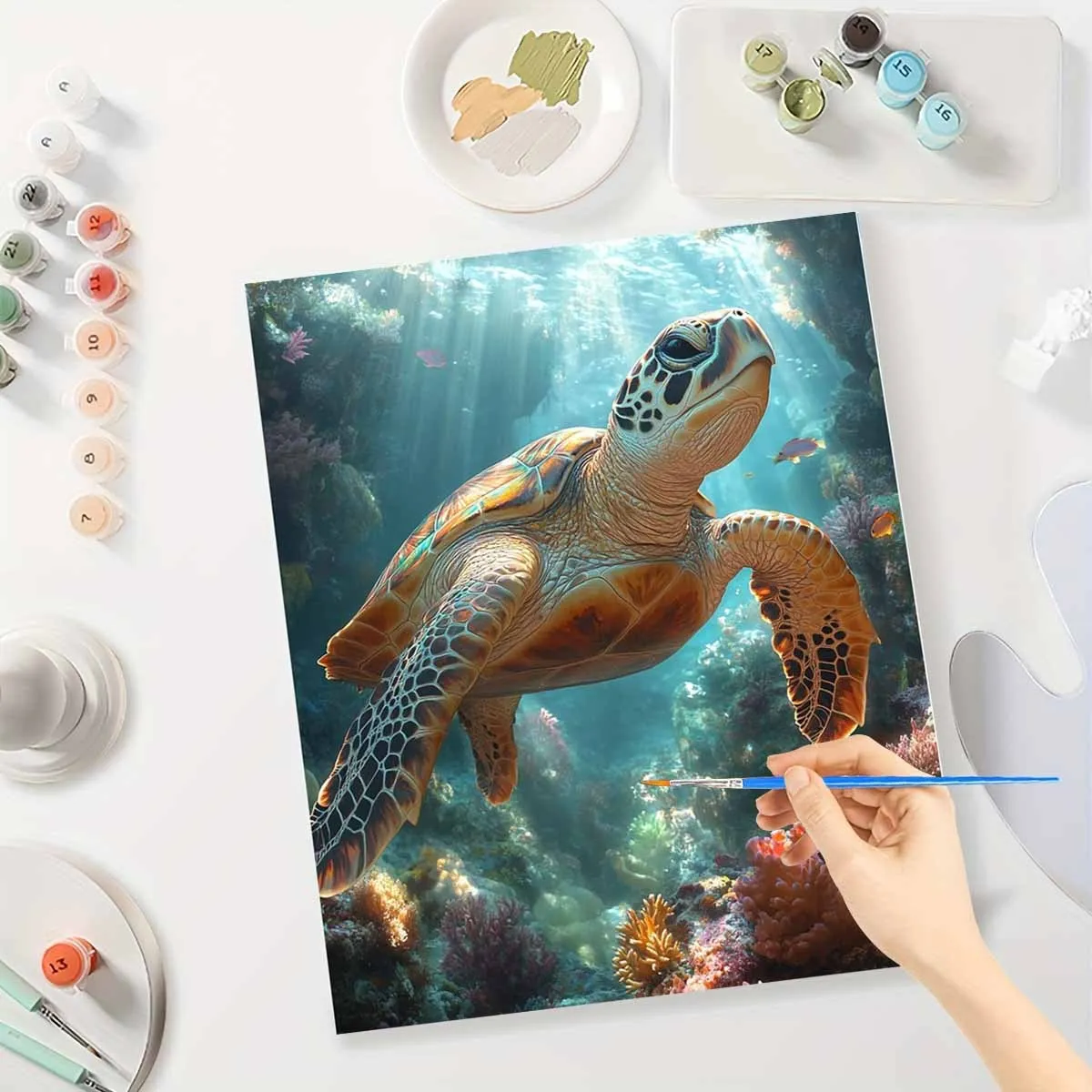 Professional Art Use Painting by Numbers for Adults Frameless - 