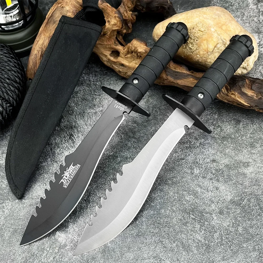 

Портативный прямой нож War Wolf для улицы, прямой нож высокой твердости, портативный нож для дикой природы, тактика, прямой нож