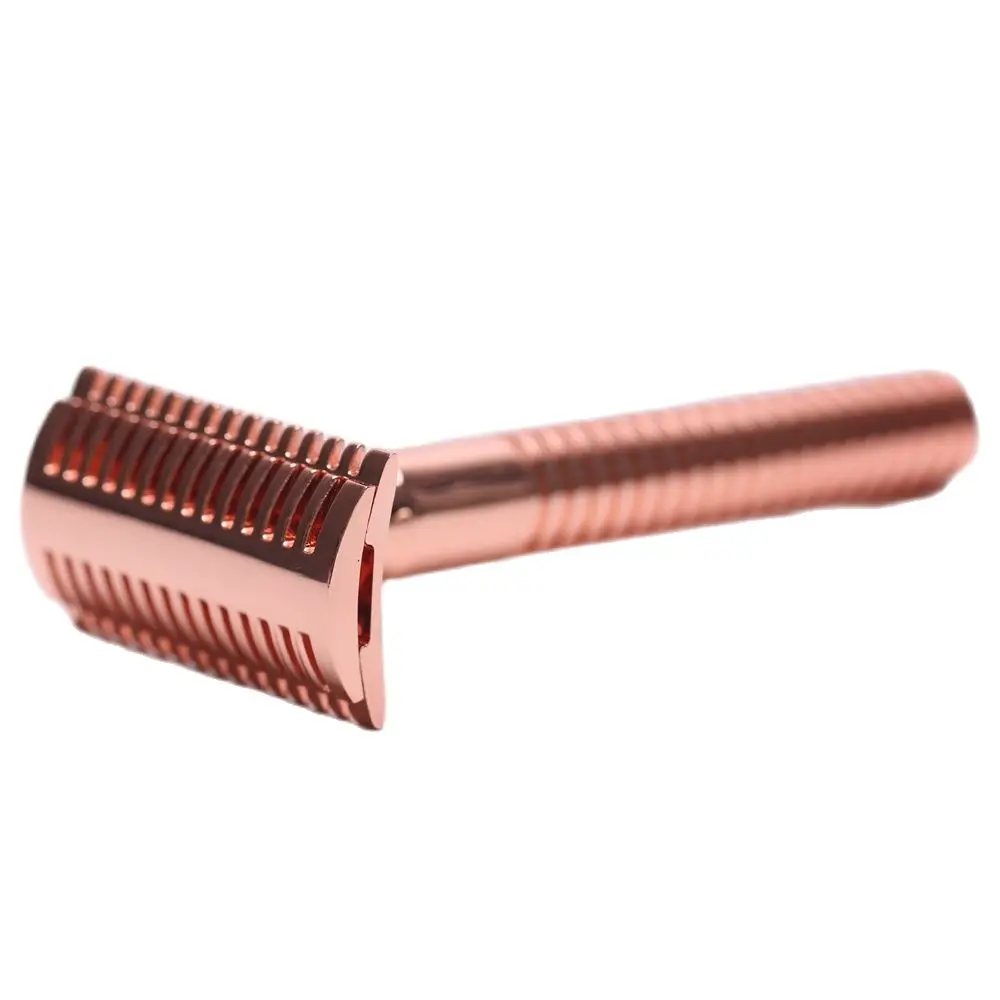 ياكي روزغولد اللون النحاس الثقيلة مقبض السلامة الحلاقة لسيدة