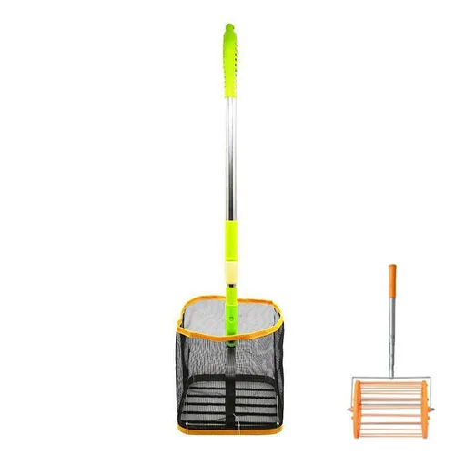 Imagen 1 del producto Recogedor portátil de pelotas de Pickleball y tenis de mesa, pala de recuperación extensible con rodillo para colección de entrenamiento de pelotas múltiples