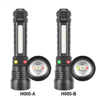 Powerful LED Flashlight Type-c Rechargeable Zoom Portab Torch Outdoor Waterproof Camping Fishing Emergency Lanterns Handlight