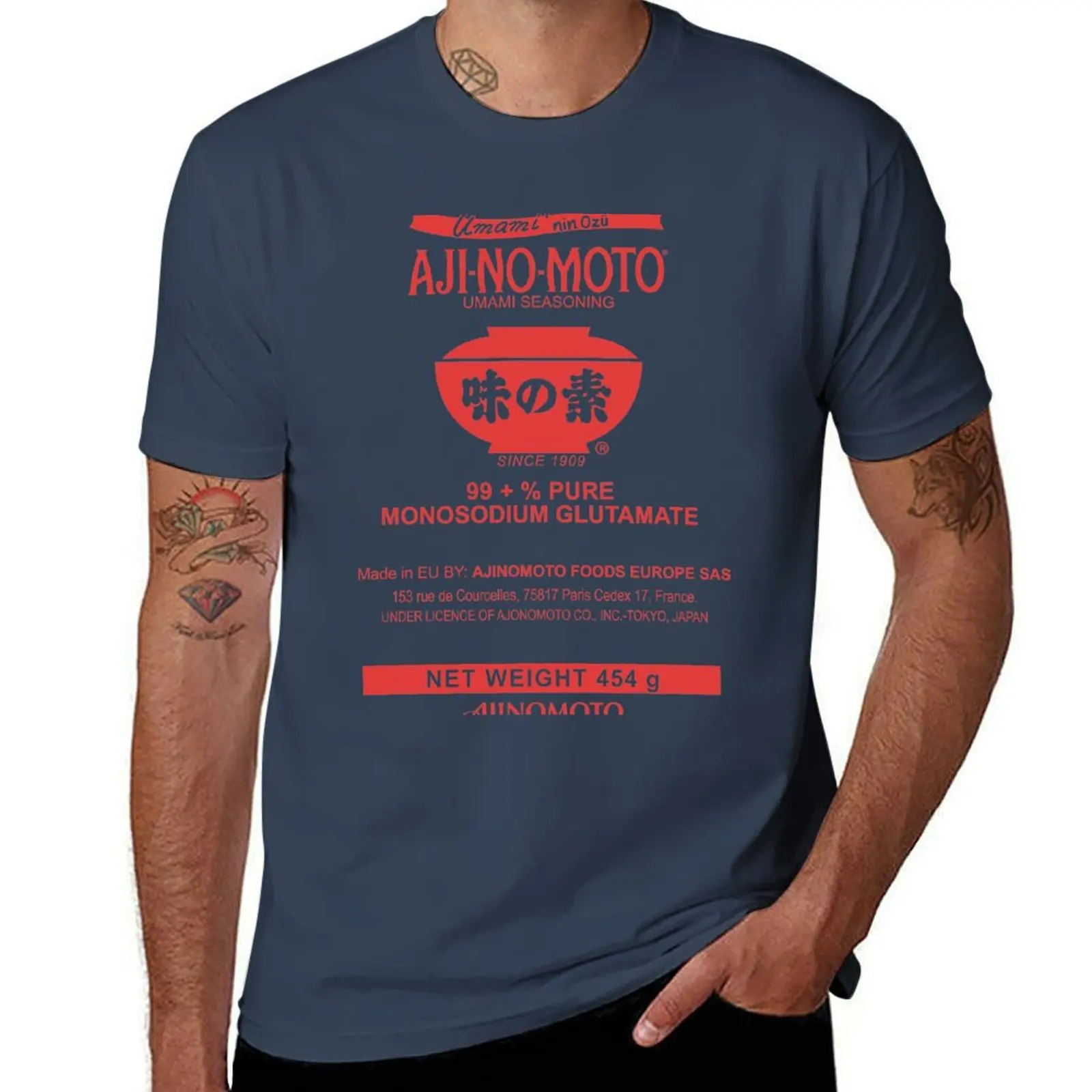Camiseta de glutamato monosódico (MSG) para hombre, camisetas 100% de algodón para hombre, camisetas divertidas, camiseta de humor oscuro