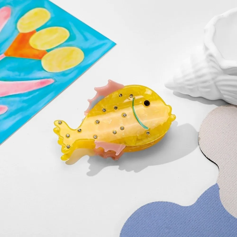 

Cute Cartoon Fish Hair Claw Dolphin Shark Shark Clip Ocean Animal Headwear Acetic Acid Hair Claw Female