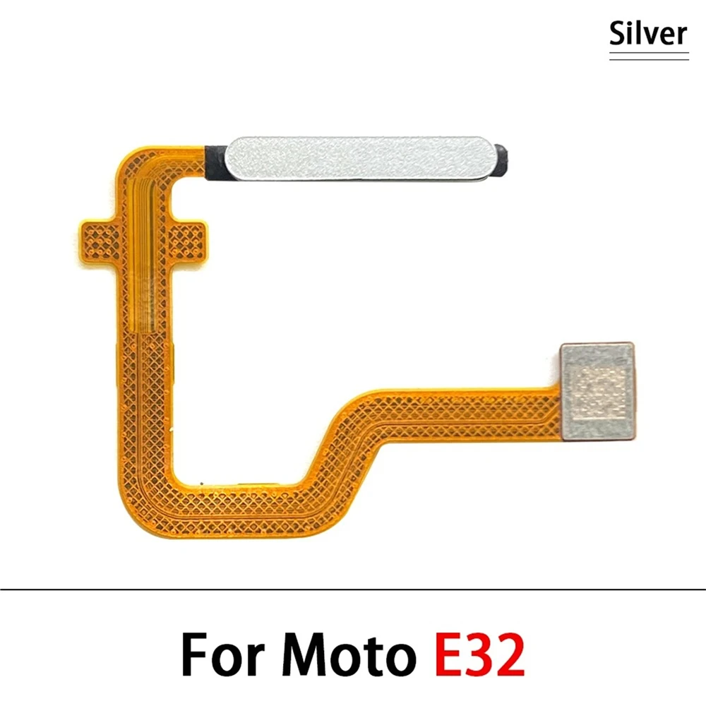 Cable de cinta flexible para Motorola E7, Sensor de huella dactilar, tecla de inicio de retorno, botón de menú