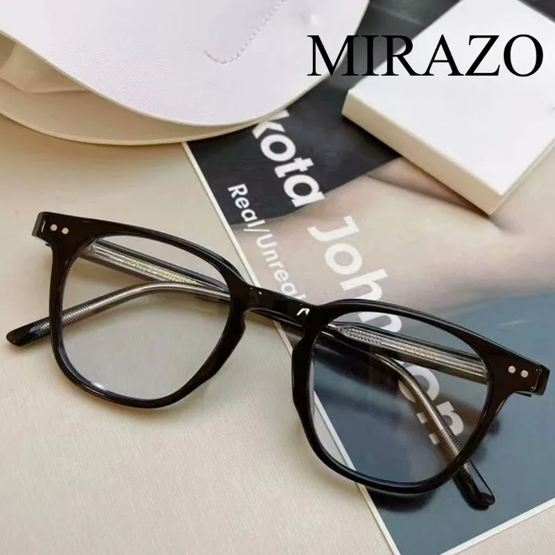 

2025 Korea Goggles Lutto Men Glasses Frame Prescription Optical Myopia GM Eyeglasses Square Acetate Spectacle gentle