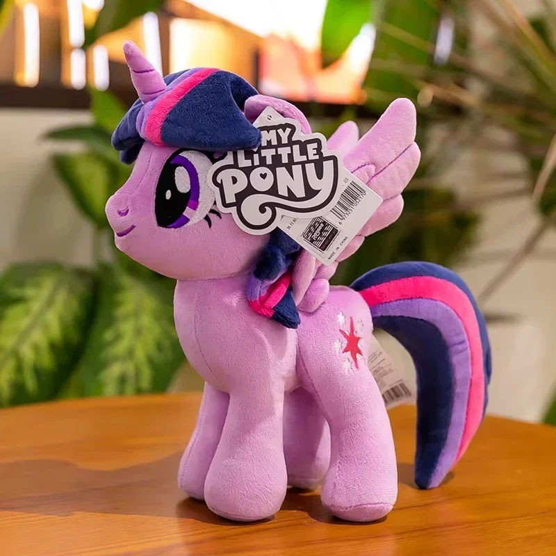 30 سنتيمتر حقيقية بلدي ليتل المهر ألعاب من نسيج مخملي Kawaii الصداقة هو ماجيك Plushies دمية نادرة أريكة وسادة الكرتون قوس قزح داش الاطفال هدية #5