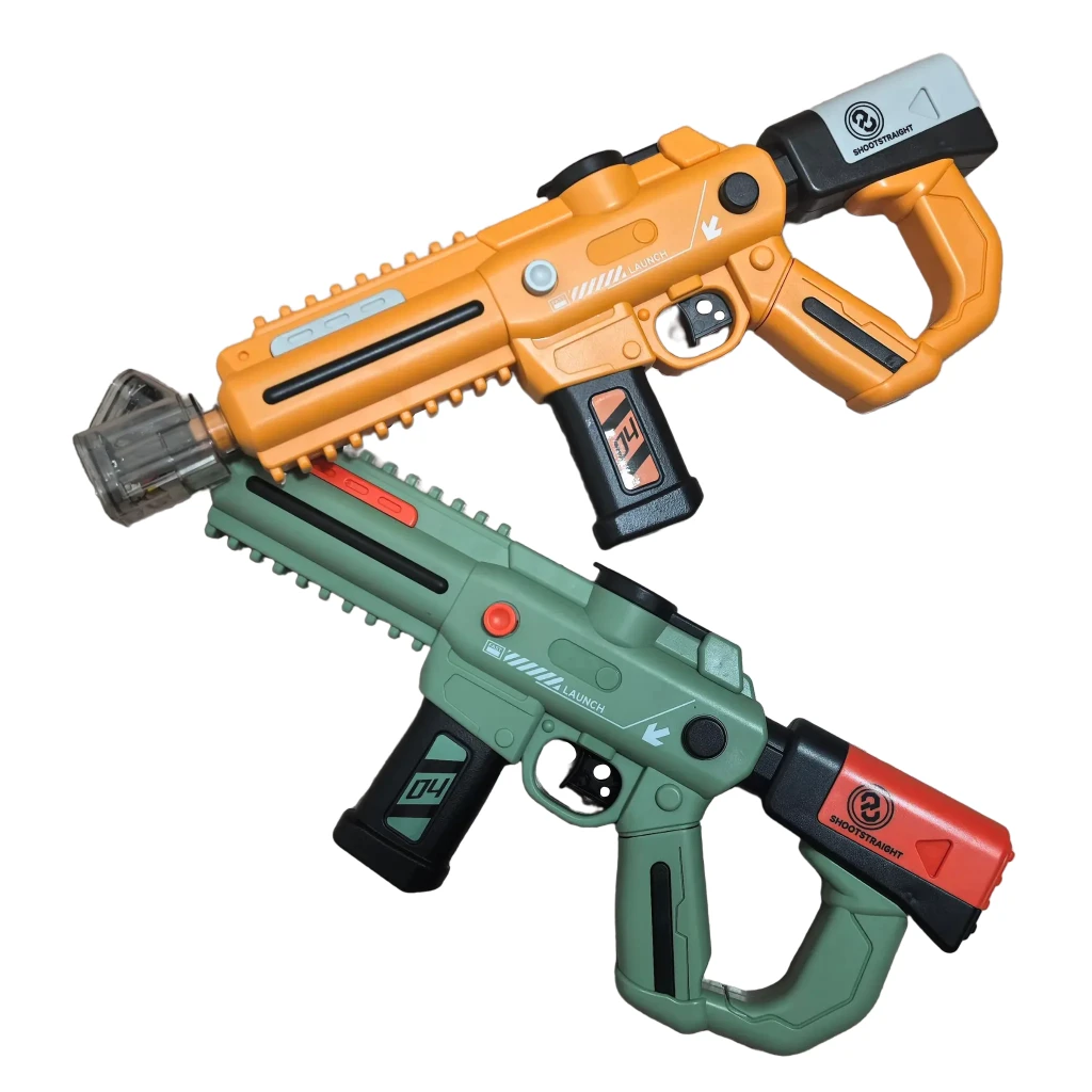 Pistola ad acqua elettrica a fuoco continuo Potente spruzzo d'acqua Laser Pistola giocattolo per bambini Bottiglia di connessione esterna Giocattolo straordinario estivo