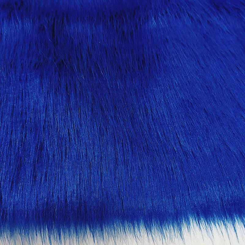 

Good,Blue Imitate Fox Faux Fur Fabric,About 5cm Hairy Soft Plush Fur,Sewing Material,Diy Popular Clothes,Toys Accessories