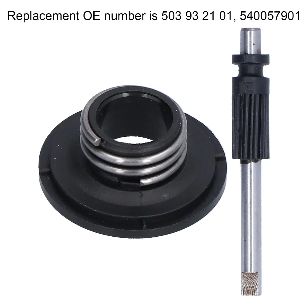 2PCS Black Oil Pump Kit ABS Compact Piston Plunger Set Easy to Install for Husqvarna 435 440E 445 450E 340 345 350 view 3