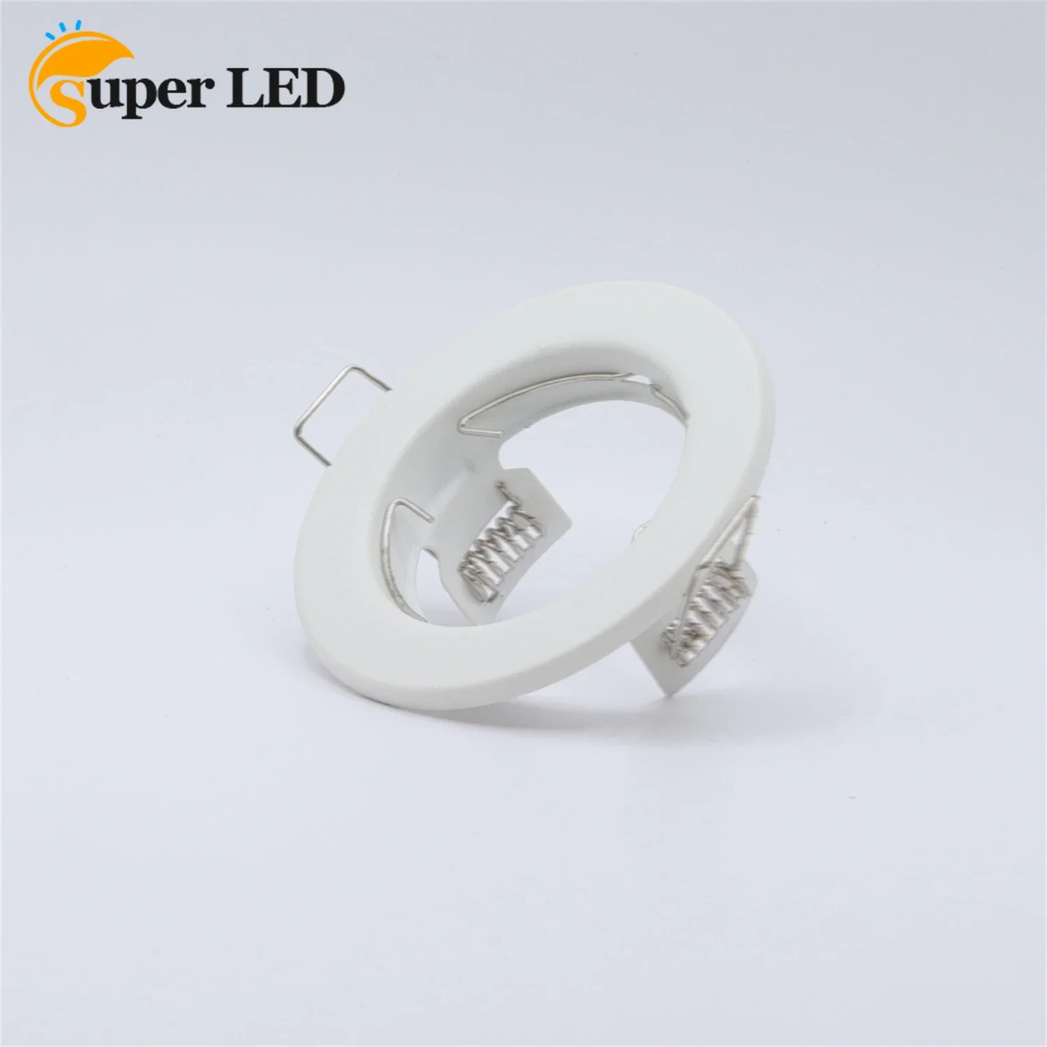 Holder Adjustable for Spotlights To LED GU10 Recessed Round White Black Metal Cut Hole 60mm Fixture Frame