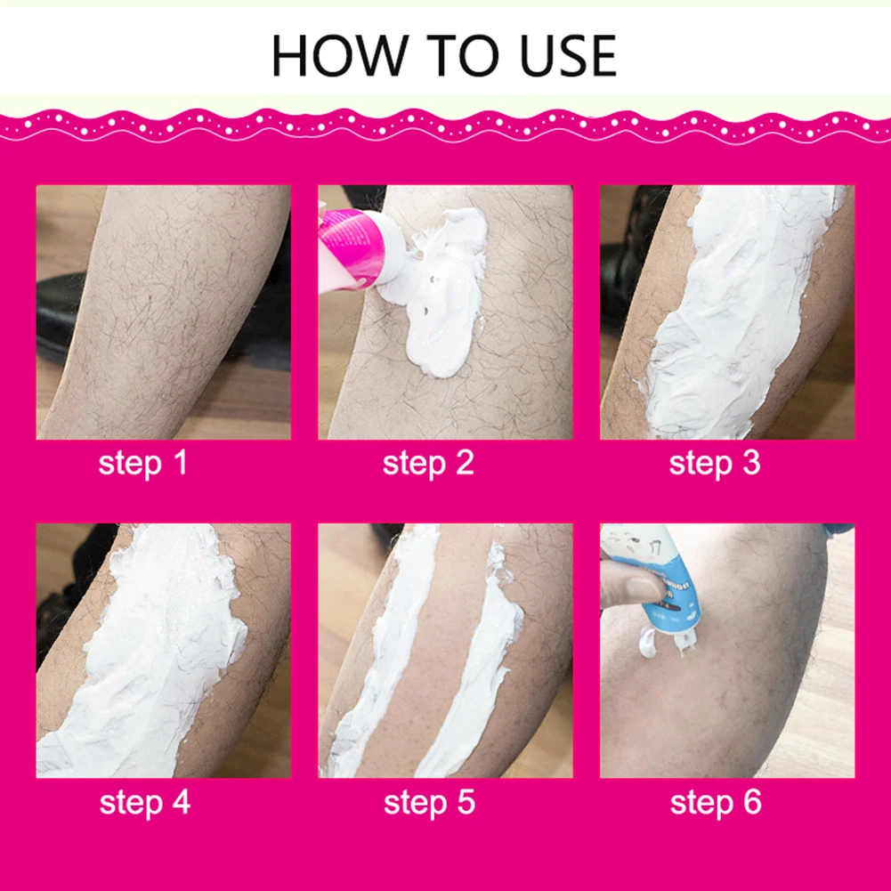 Effective Repair Lotion Soften Skin After Hair Removal Cream Legs Armpit Hair Removal