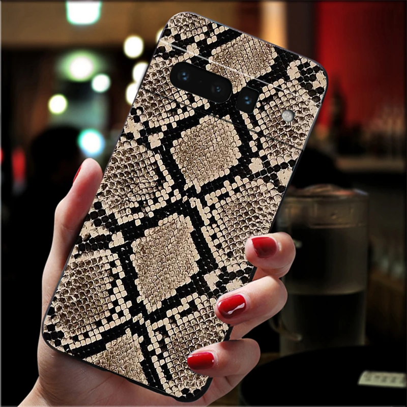 Python Snake Skin Phone Case For Google Pixel 9 Pro XL 8 7 6 Pro Pixel 8A 7A 6A 4A 3A 3XL Pixel 8 7 6 5 4