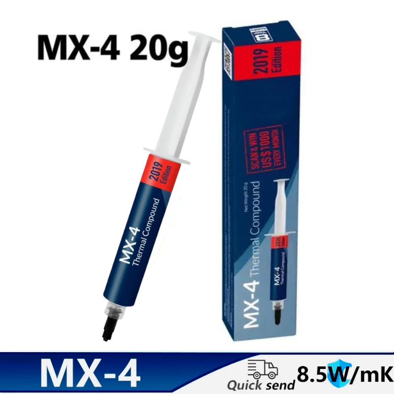 

MX-4 8g/20gThermal grease processor Thermal Compound Thermal paste CPU GPU Cooler Cooling Fan fluid Conductive Heatsink Plaster