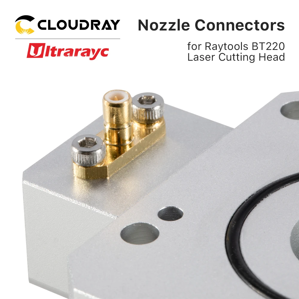 موصلات Ultrarayc Nozzler لـ raytool BT220 من الألياف القطع بالليزر رئيس السعة الاستشعار فوهة اتصال أجزاء الاستهلاكية
