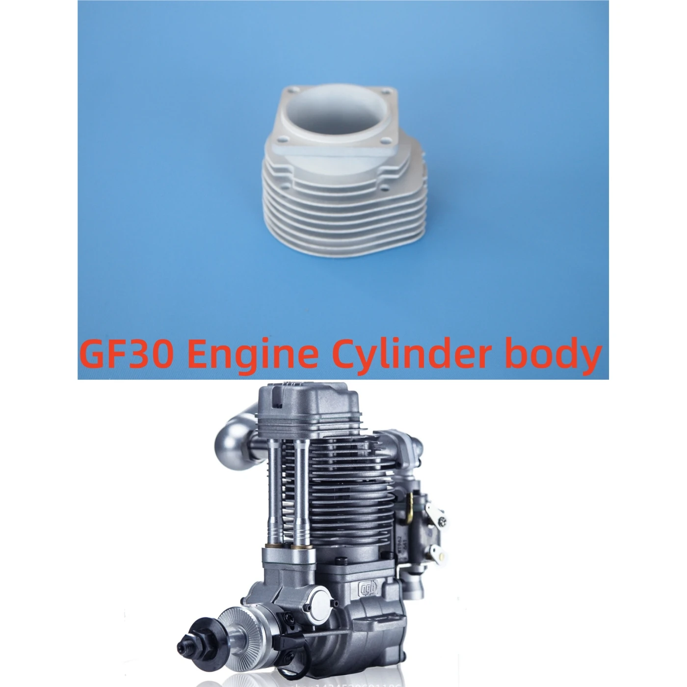 Cylinder Body F30106 For NGH GF30 30cc Gasoline Engine Cylinder Replacement RC Model Airplane Engine Parts