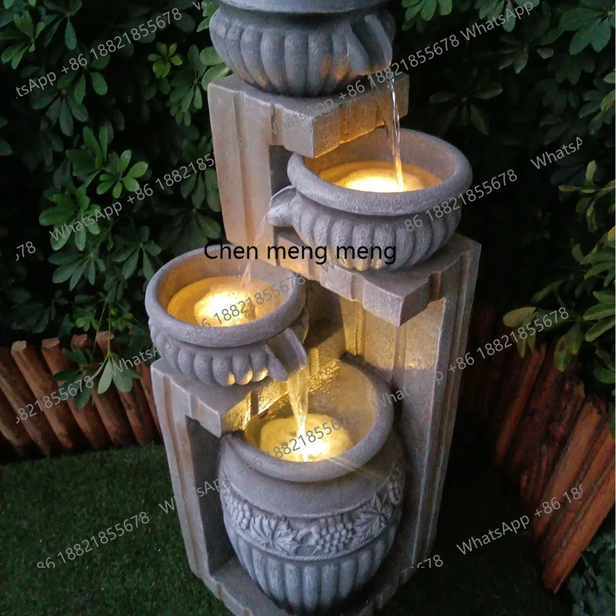 น้ำพุตกแต่งสวน G153 สำหรับตกแต่งภูมิทัศน์กลางแจ้ง