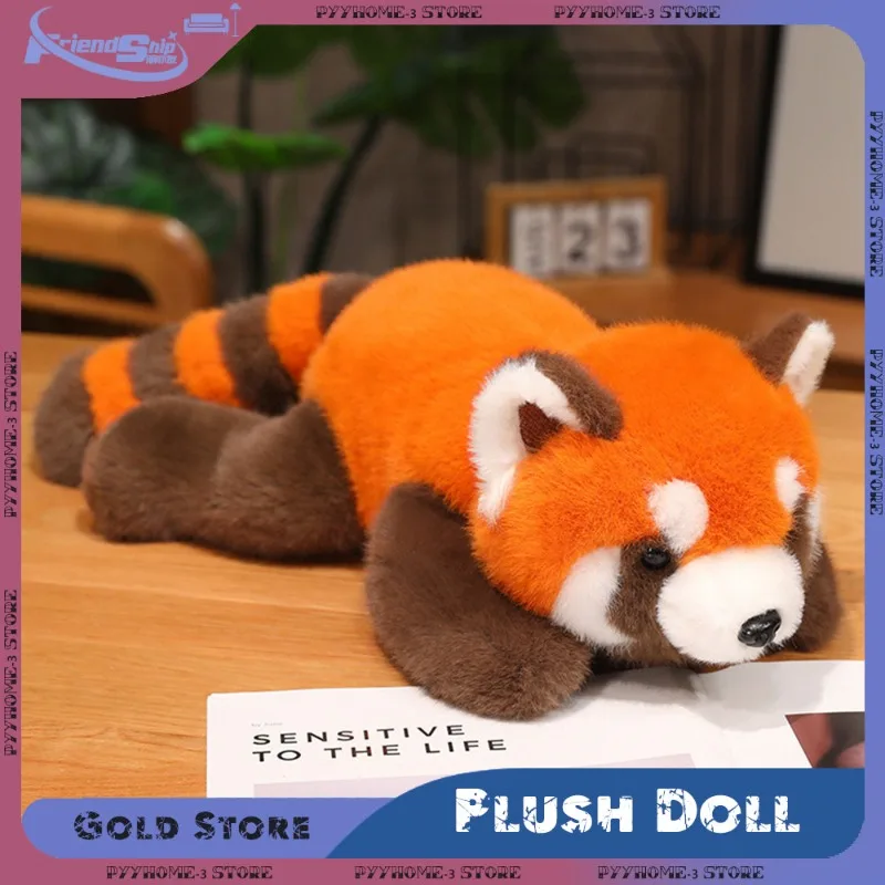 

Кавайная плюшевая игрушка в виде животного, милая панда, енот, кукла, мягкая игрушка в виде животного для подарков на день рождения, подушка для сна в спальне, украшение дома