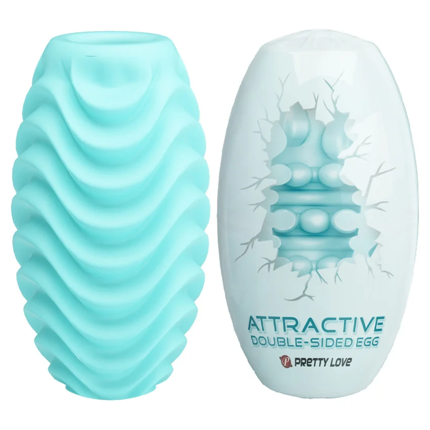 Unpowered Silicone Masturbation Egg, Portable Stroker Cup, Adult Toy for Men, Blowjob Trainer view 5