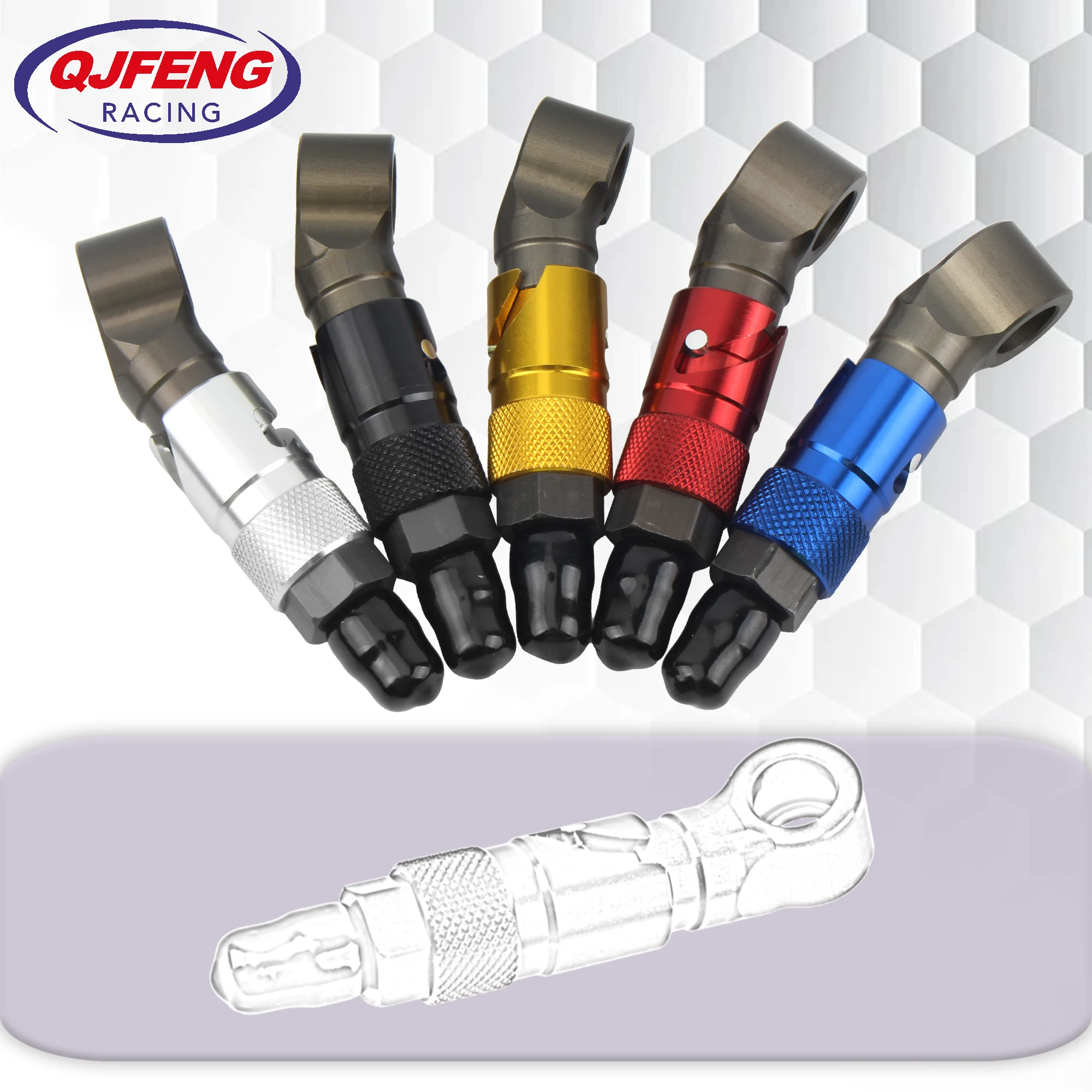 

Enduro Motocross Racing Brake Fluid Separator Fast Release An3 28 Degree Brake Hose Universal Motorcycle Parts