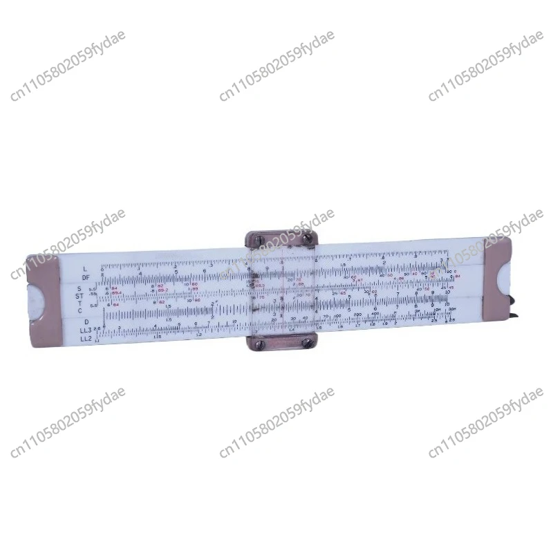 Nostalgic Old Object Old-fashioned Logarithmic Slide Rule 196070s Old Object Folk Ornament Calculator Is Not New