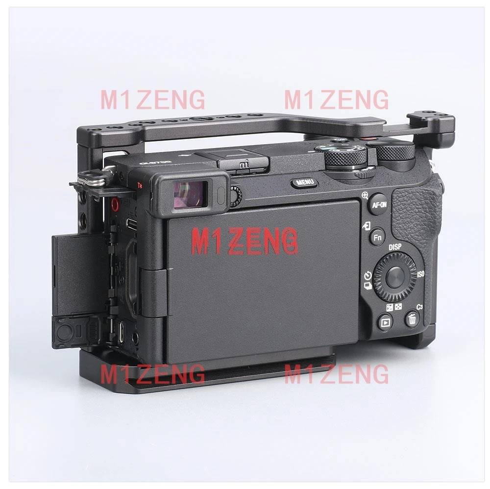 Quick Release Kaninchen Käfig Rig Griff Film Arm Unterstützung Halterung Stabilisator für SONY A6700 Kamera Video LED Mikrofon Stativ – Detail 11